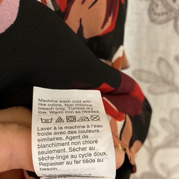 Madewell Tie-Back Bubble-Sleeve Top in French Rose. Size: Small - Picture 17 of 17